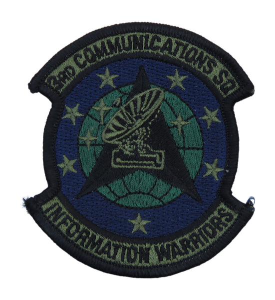 US Air Force 3rd Communications Squadron Black Patch