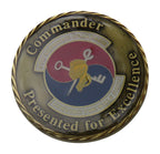 US Air Force 8th Services Squadron Challenge Coin