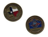 US Air Force 2010 ALAMO Honor Flight, Presented by Tracy Huff Challenge Coin