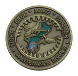 US Air Force Maintenance Sharks Challenge Coin