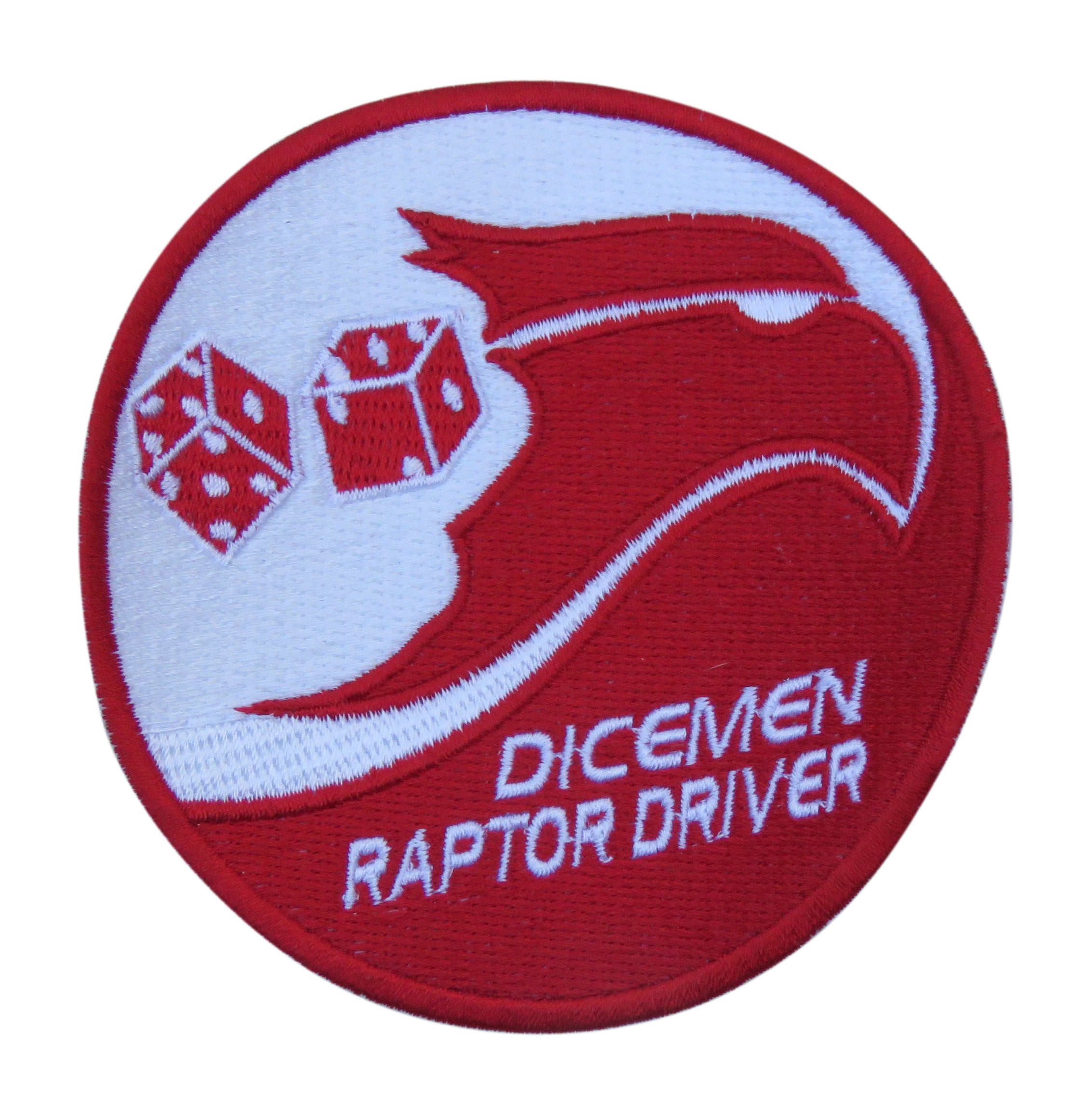 US Air Force 90th Fighter Squadron Dicemen Raptor Driver Patch