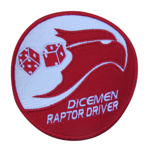 US Air Force 90th Fighter Squadron Dicemen Raptor Driver Patch