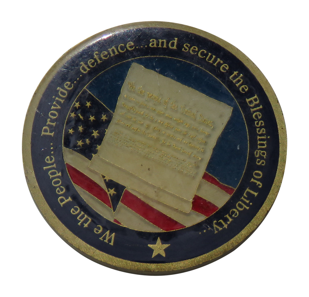 US Air Force Presented by Colonel Gerald J. Frisbee Challenge Coin