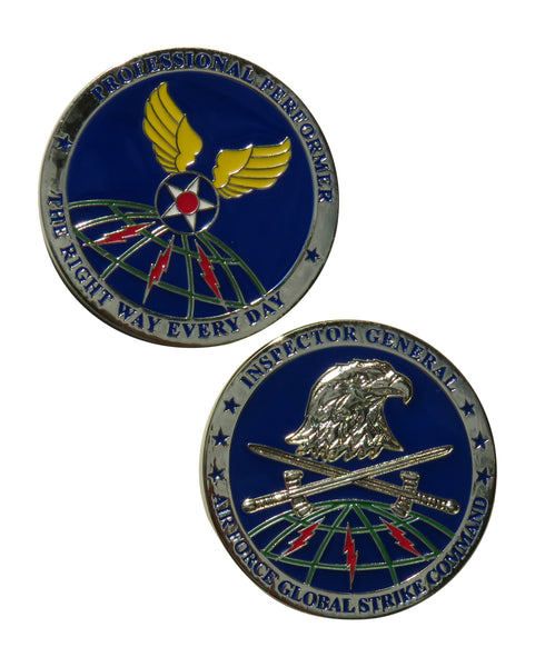 US Air Force Global Strike Command Challenge Coin
