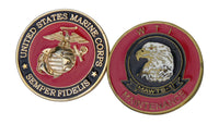 US Marine Corps WTI Maintenance MAWTS-1 Challenge Coin