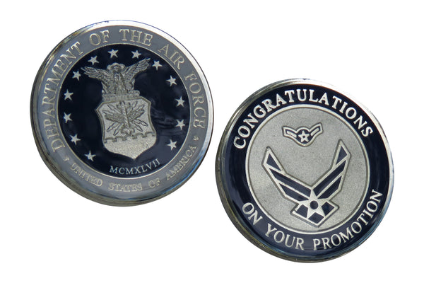US Air Force Congratulations on your Promotion, MCMXLVII Challenge Coin