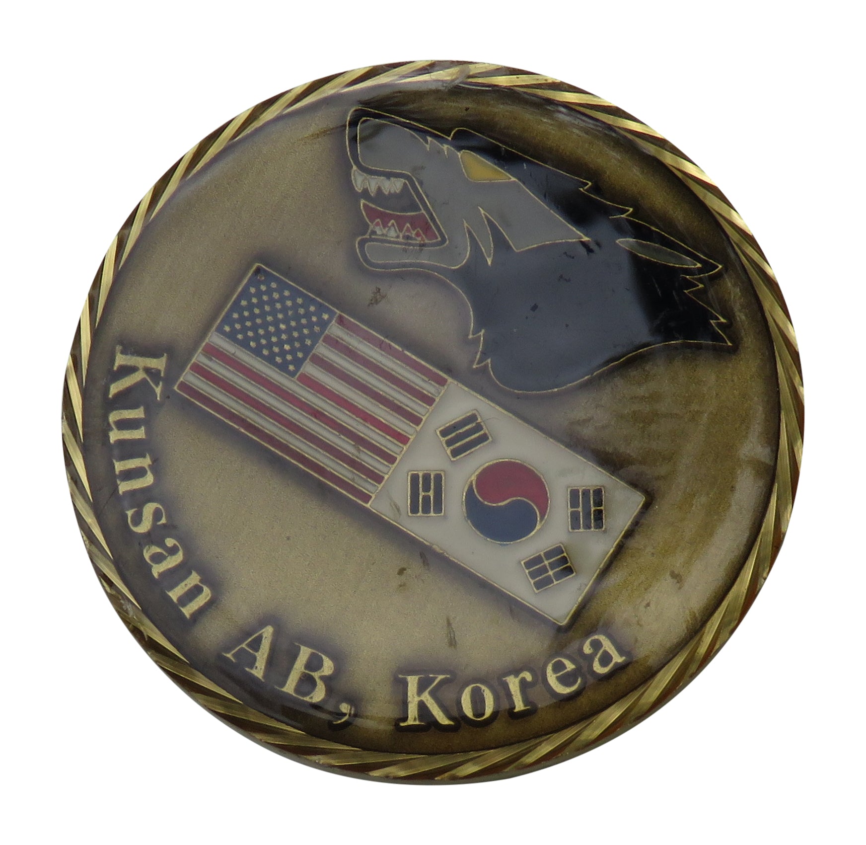 US Air Force 8th Services Squadron Challenge Coin