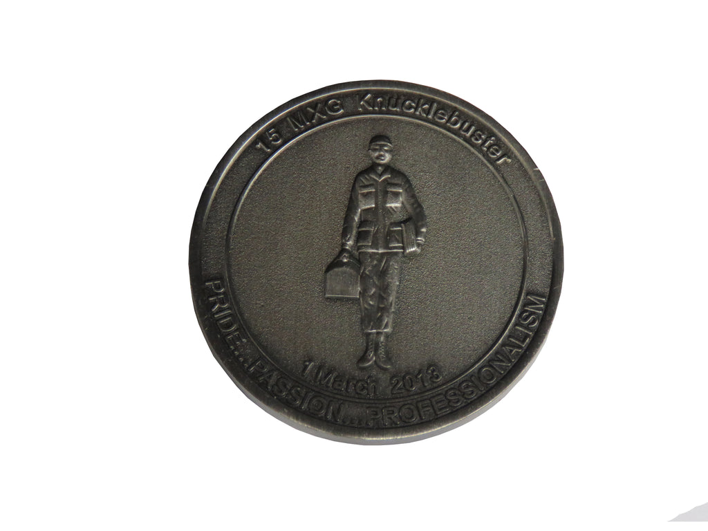 US Air Force Round15 MXG Kuncklebuster Challenge Coin