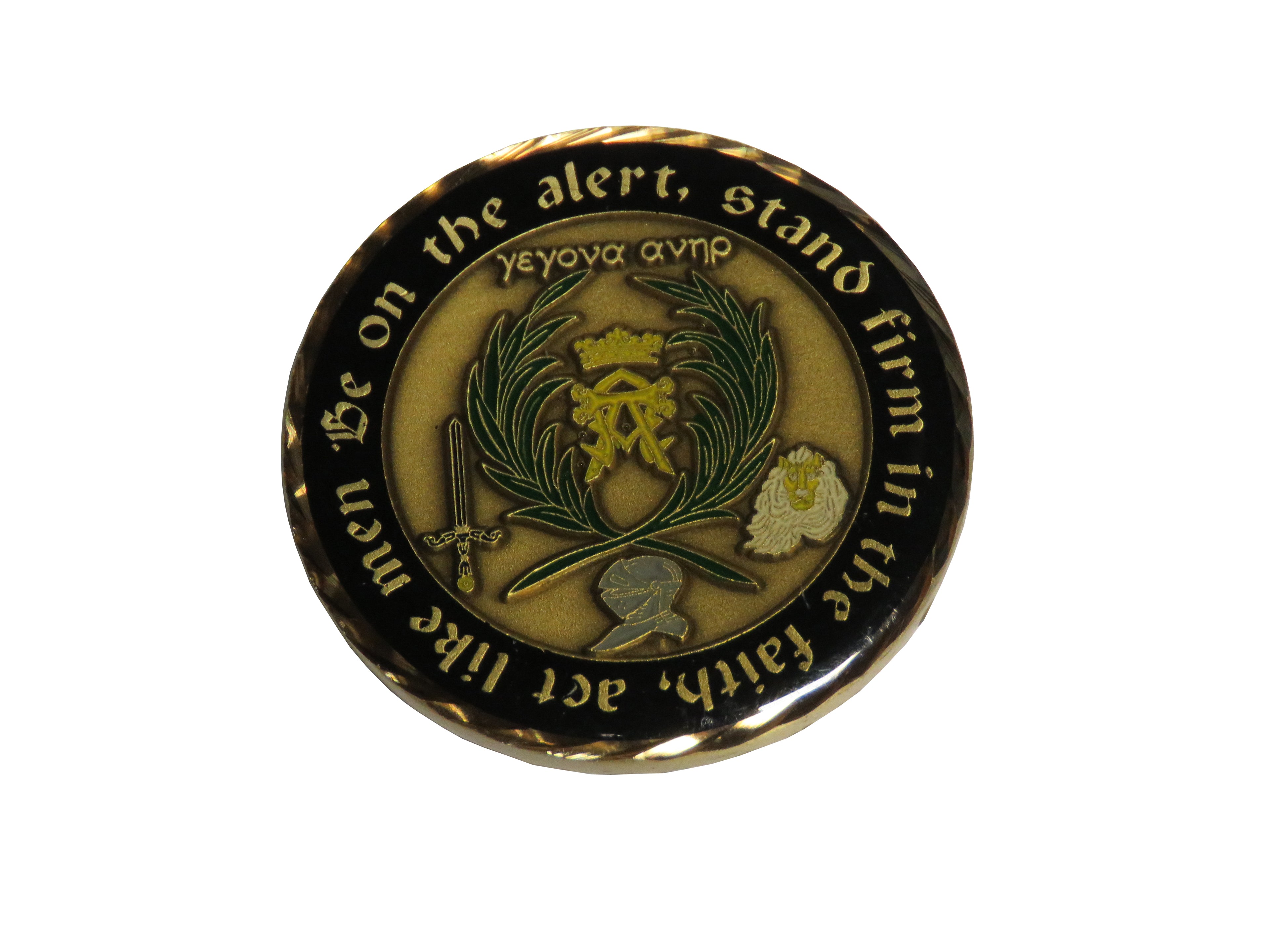 US Air Force Mission Baptist Church Mens Osan AB Korea Fraternity Challenge Coin