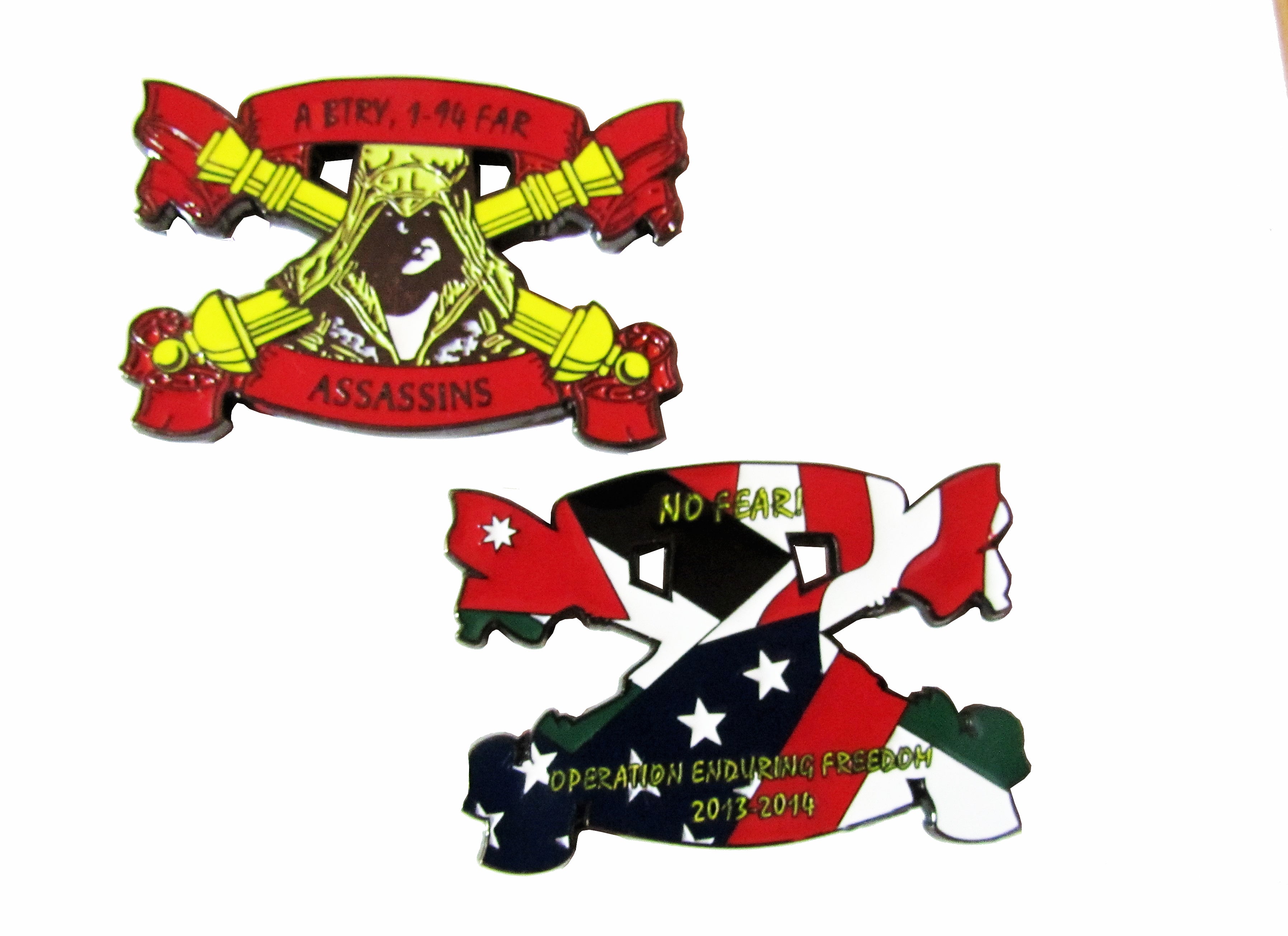 A BTRY Assassins Challenge Coin