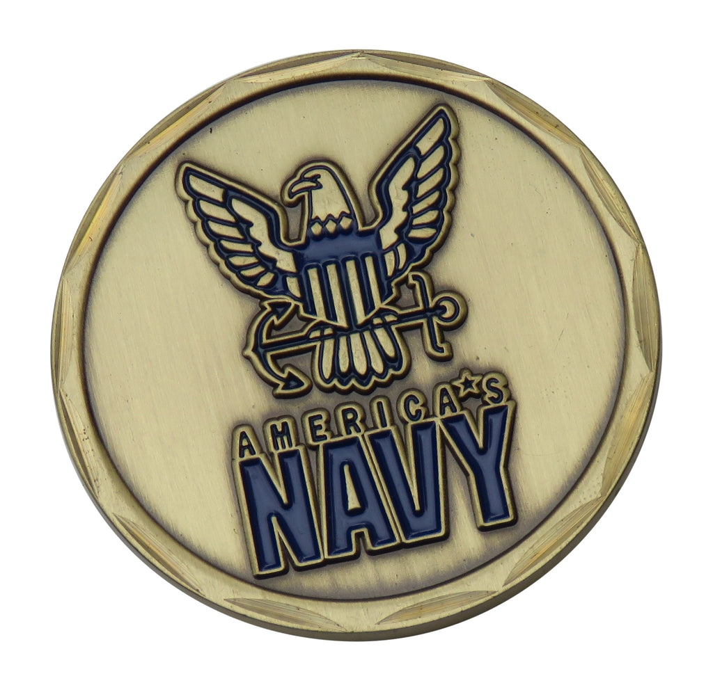 US Navy A Global Force for Good Challenge Coin