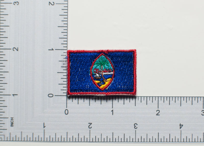 Small Guam Flag Patch