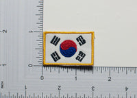 Small South Korea Flag Patch