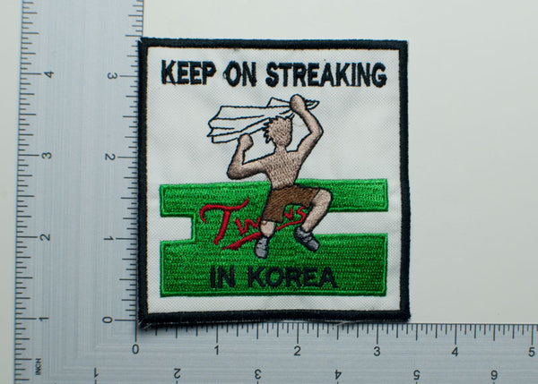 Keep On Streaking In Korea Patch